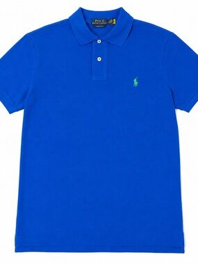 Polo by Ralph Lauren Royal Blue Polo with Neon Green Pony